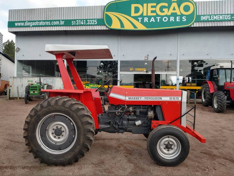 TRATOR MASSEY FERGUSON 265 - ANO 1985 - VENDIDO